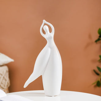 Elegant Dancer Decor Sculpture- Dancer Sculpture, Decorative Dancer Figurine, Stylish Dance Decor, Graceful Dancer Art