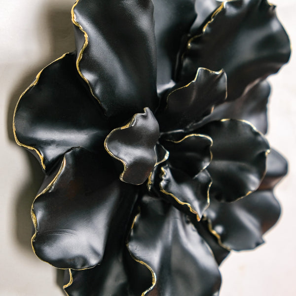 Obsidian Blooming Flower Showpiece For Home Decor