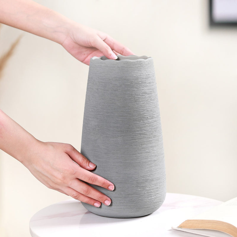 Minimalistic Textured Ceramic Vase