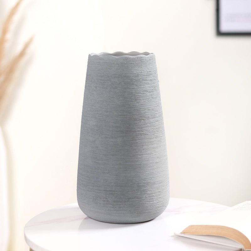 Minimalistic Textured Ceramic Vase
