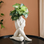 Embrace Vase Showpiece- Yoga Pose Showpiece, Flower Vase, Decorative Yoga Vase, Pose Figurine Vase, Yoga Sculpture Vase