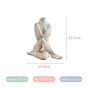 Embrace Vase Showpiece- Yoga Pose Showpiece, Flower Vase, Decorative Yoga Vase, Pose Figurine Vase, Yoga Sculpture Vase