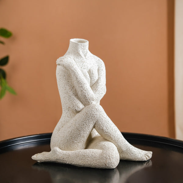 Yoga Pose Showpiece Flower Vase