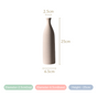 Bottle Shaped Ceramic Vase Off-White