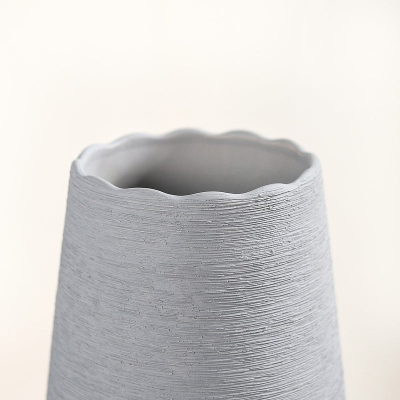 Minimalistic Textured Ceramic Vase