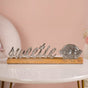 Sweetie Pie Decor Tealight Holder Silver