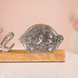 Sweetie Pie Decor Tealight Holder Silver