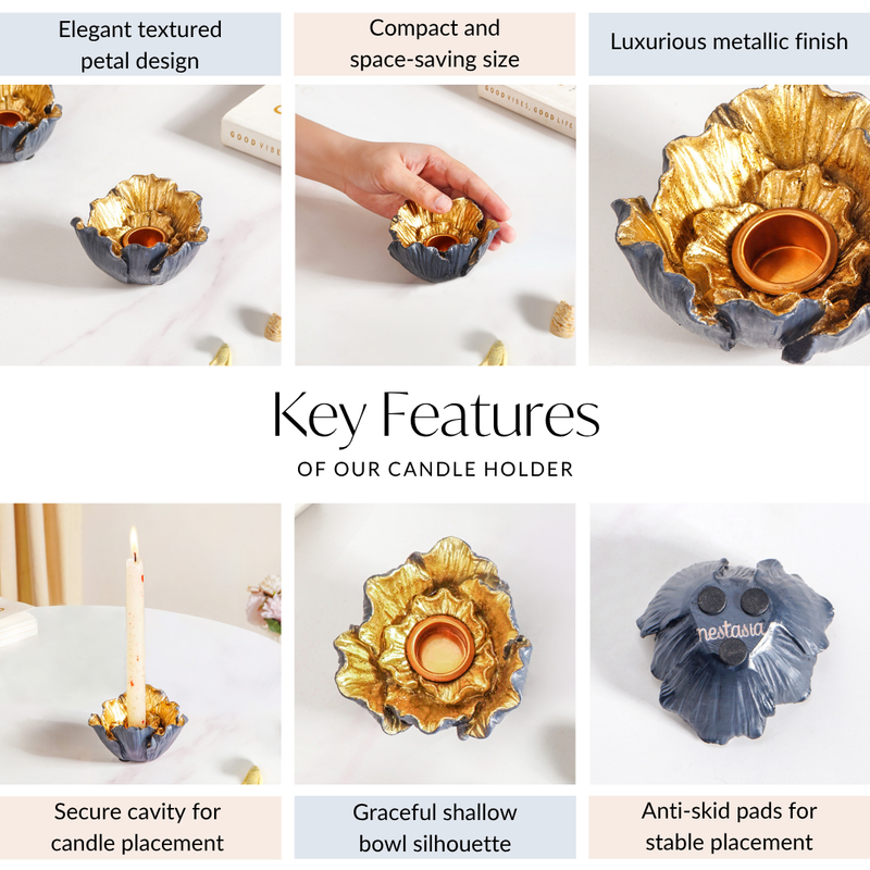 Decorative Bloom Candle Holder