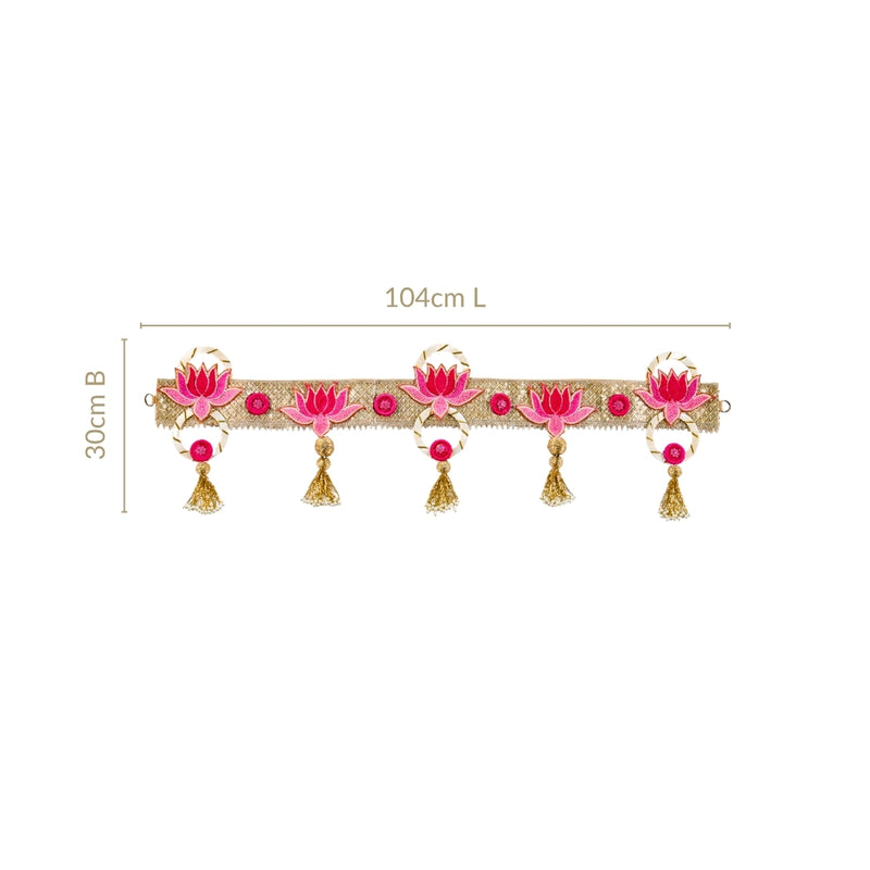 Decorative Lotus Wall Hanging And Puja Accent