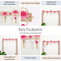 Decorative Lotus Wall Hanging And Puja Accent