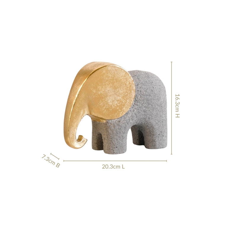 Decorative Resin Elephant Statue Large