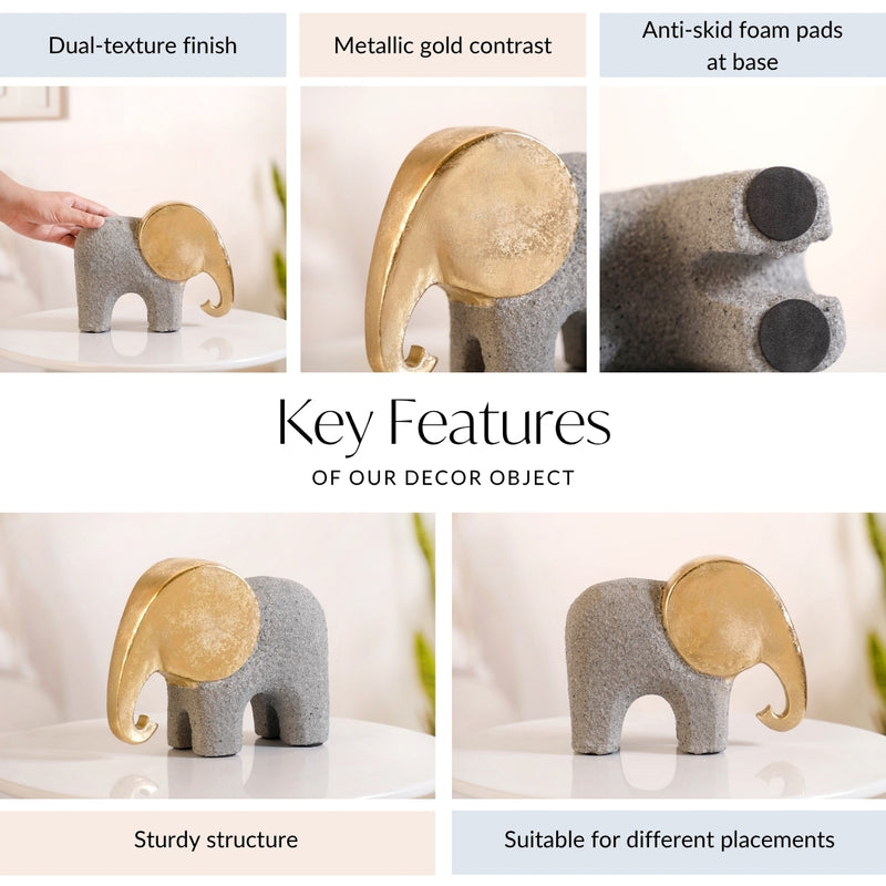 Decorative Resin Elephant Statue Large