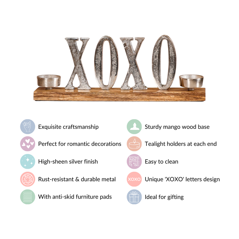 Silver Showpiece With Tealight Holder