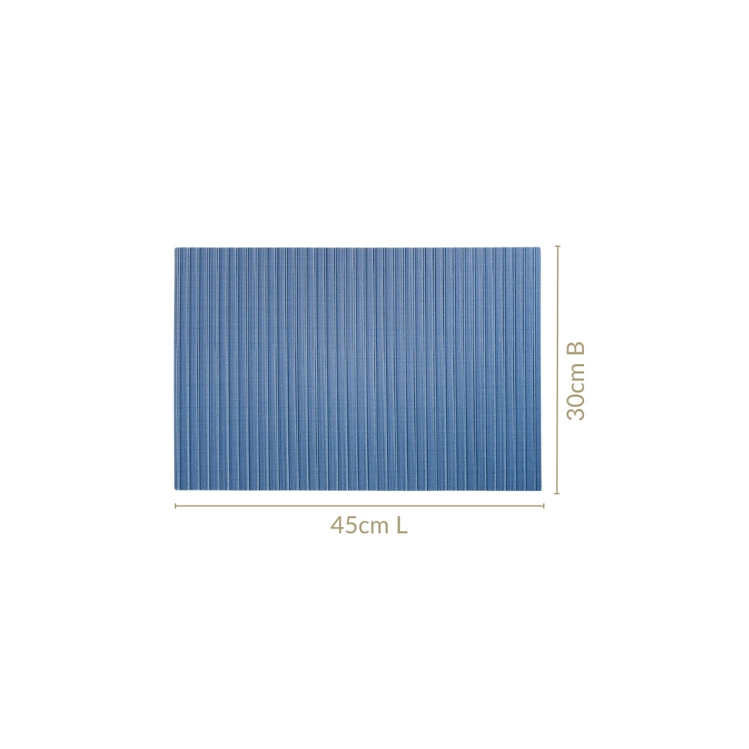Deep Blue Table Mat Set Of 6 Online - Premium Table Mat | Nestasia