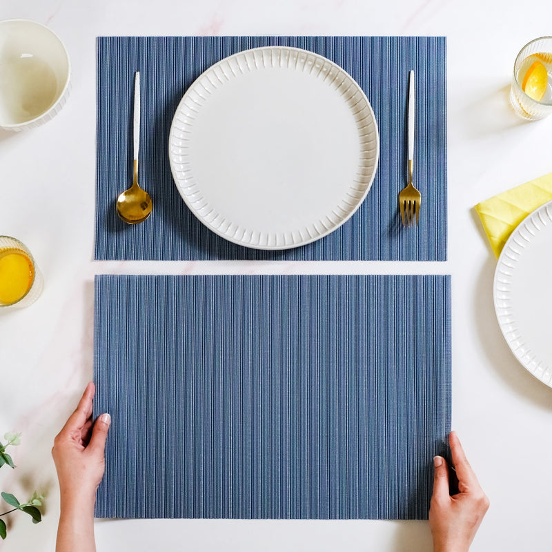 Deep Blue Table Mat Set Of 6