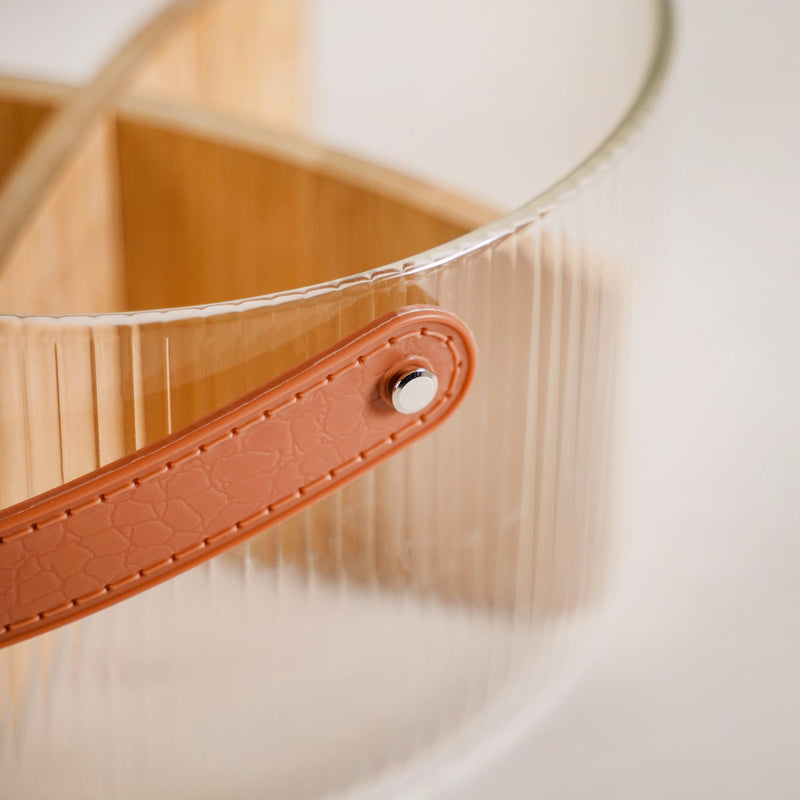 Deer Crest Borosilicate Snack Jar With Lid And Handle 3500ml