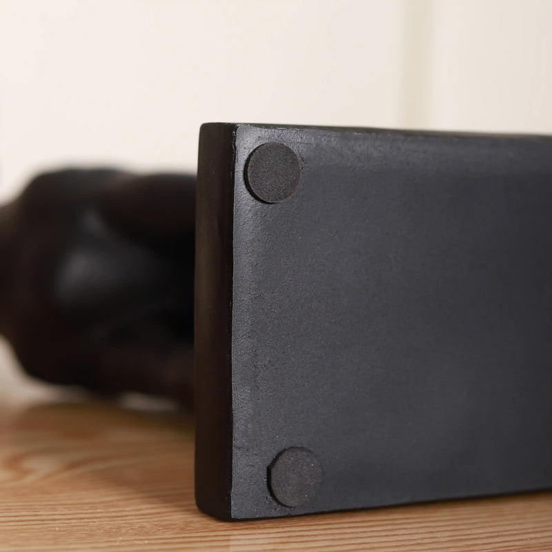 Black Reindeer Showpiece Large- Showpiece, animal figurine, animal sculpture, decor object, animal statues, showpiece for living room