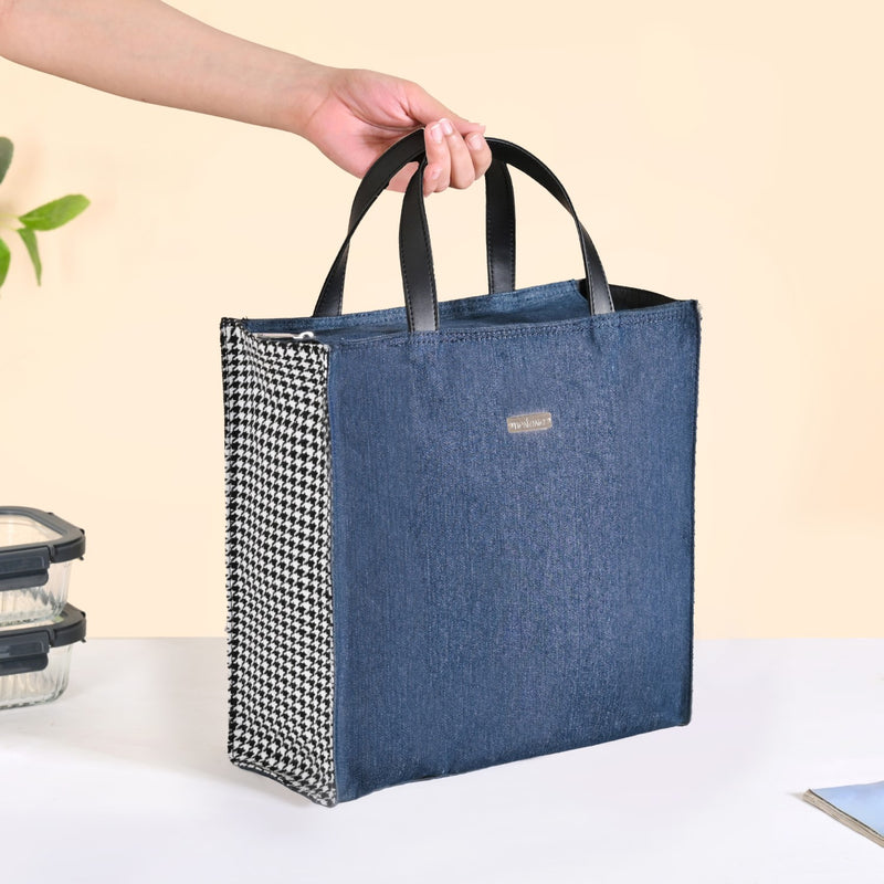 Denim Unisex Lunch Bag