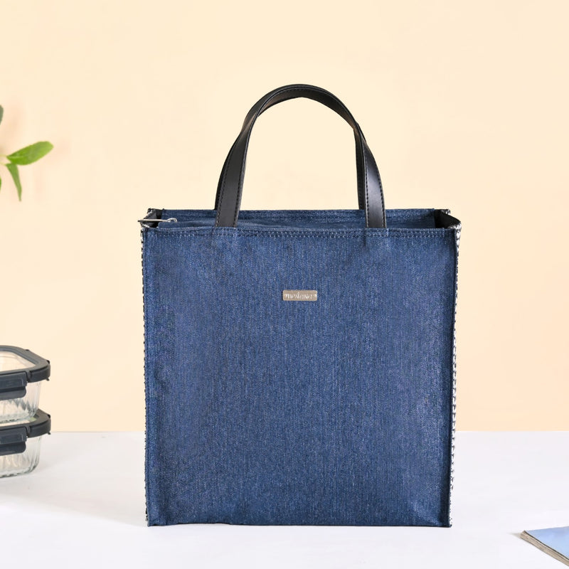 Denim Unisex Lunch Bag