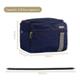 Denim Office Lunch Bag With Shoulder Strap
