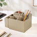 Desk Organiser For Pens Makeup Brushes Beige