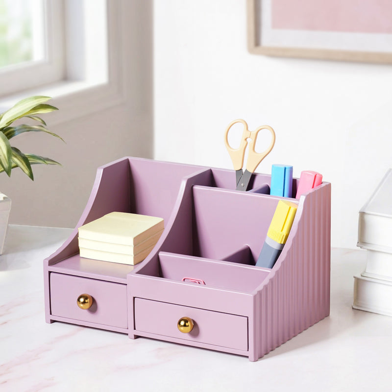 Organiser With Drawers Blush Lilac
