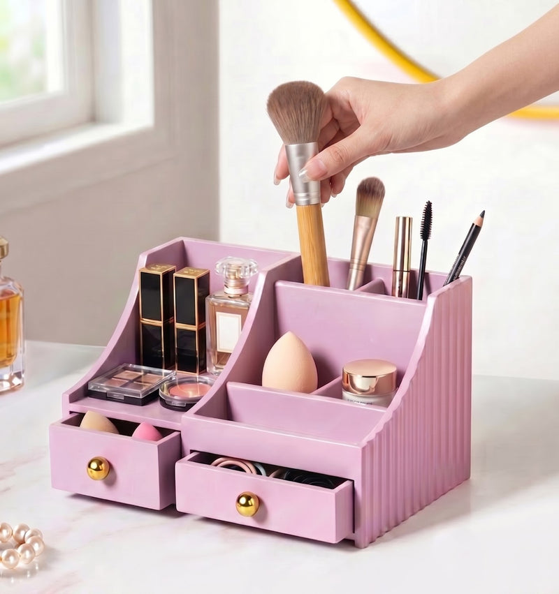 Organiser With Drawers Blush Lilac
