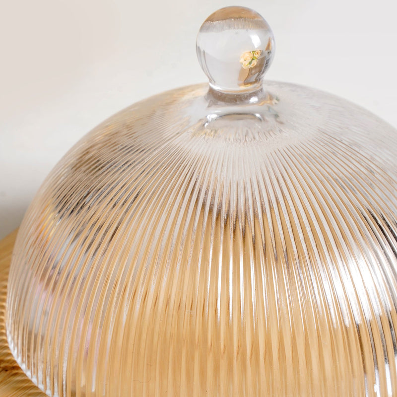 Dessert Serving Plate With Cloche