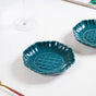 Luxe Ceramic Dessert Plate Moss Green Set Of 4 6 Inch