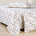 Dewdrop Vine Pure Cotton King Size Bedding Set 275x275cm