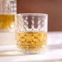 Diamond Embossed Whiskey Glasses Set Of 6 250ml