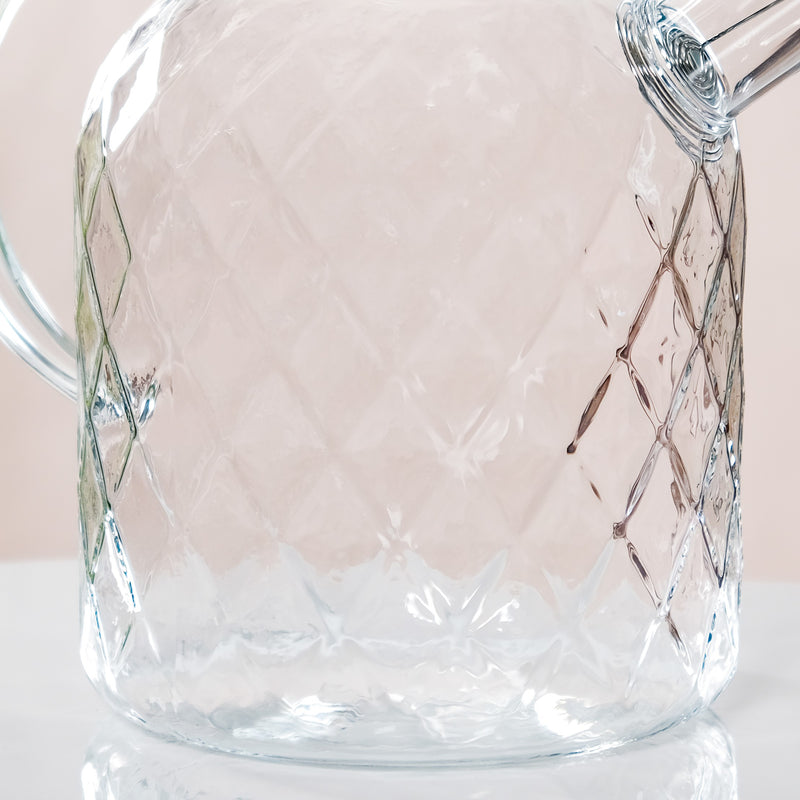 Diamond Glass Jug 1700ml