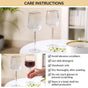 Diamond Texture Goblet Wine Glass Set Of 2 370ml