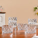 Diamond Cut Glass Bowl Set Of 6 160ml