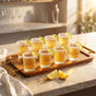 Diamond Embossed Shot Glass Set Of 12 55ml
