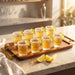 Diamond Embossed Shot Glass Set Of 12 55ml