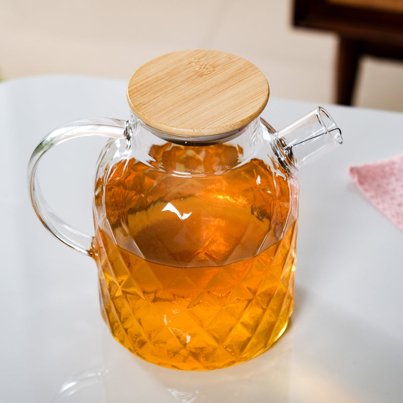 Diamond Glass Jug 1700ml