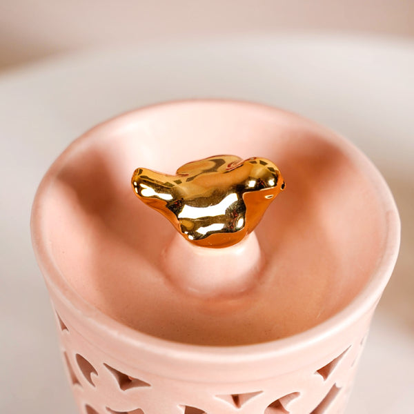 Ceramic Charm Fragrance Diffuser Set Of 2 Peach