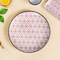 Kaleido Ceramic Dinner Plate Set Of 4 Pink 11 Inch