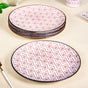 Kaleido Ceramic Dinner Plate Set Of 4 Pink 11 Inch