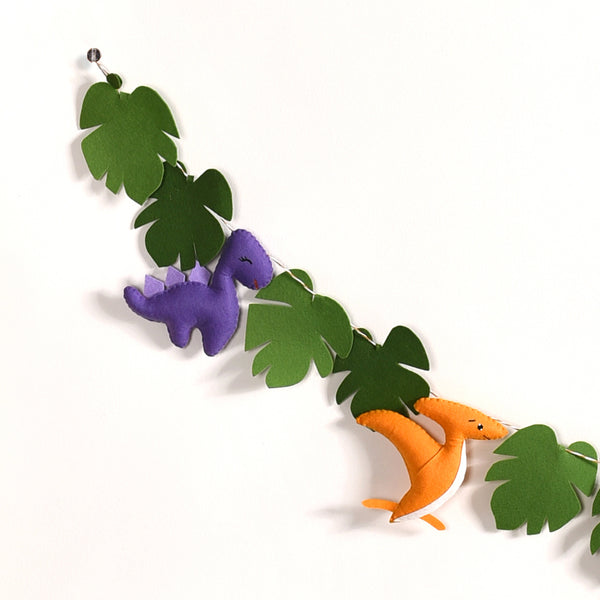 Playful Dinosaur Nursery Bunting For Room Decor