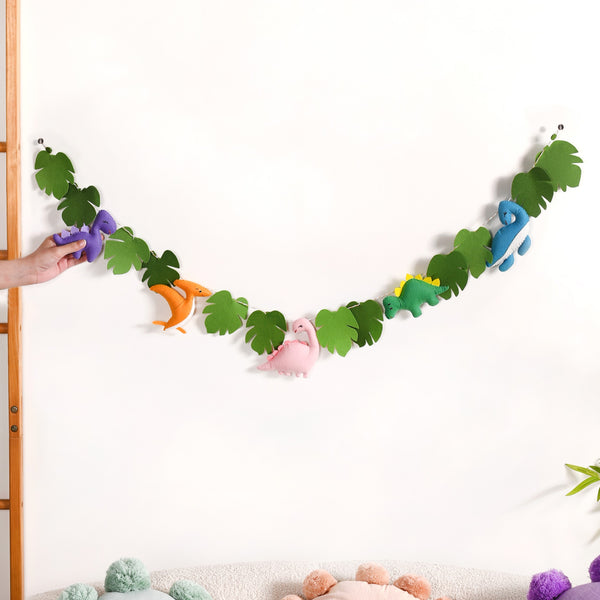 Playful Dinosaur Nursery Bunting For Room Decor