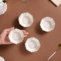 Stoneware Ivory Ceramic Dip Bowl Ivory Set Of 4 50ml