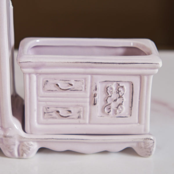 Retro Ceramic Liquid Dispenser Lavender