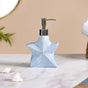 Starfish Ceramic Soap Dispenser Blue