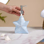 Starfish Ceramic Soap Dispenser Blue