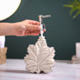 Maple Leaf Liquid Dispenser Ceramic Beige