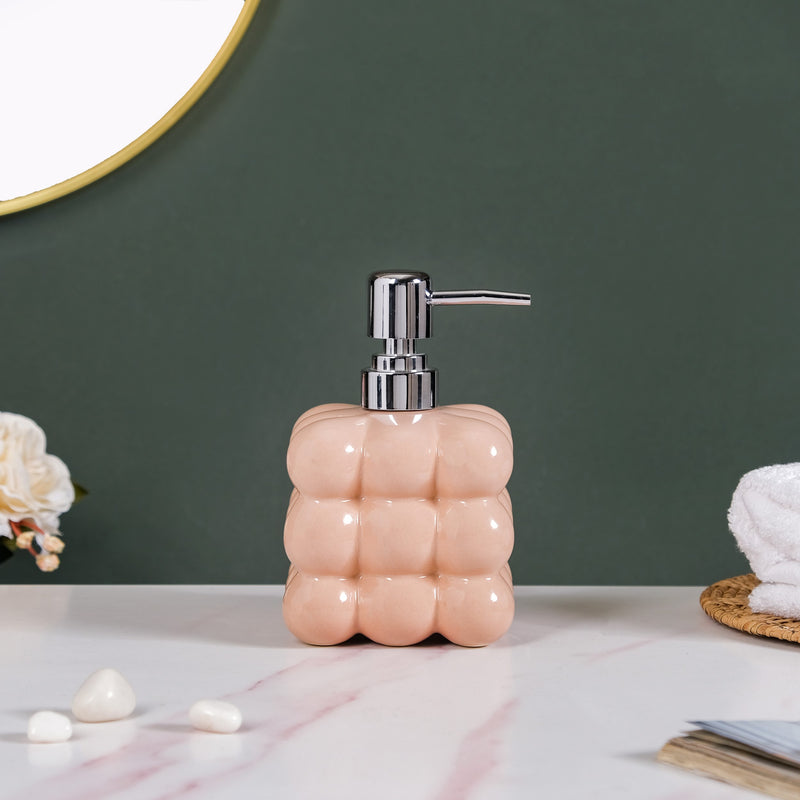 Bubble Design Soap Dispenser Beige 520ml