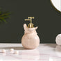 Beige Bird Design Ceramic Liquid Dispenser