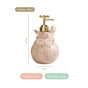 Beige Bird Design Ceramic Liquid Dispenser